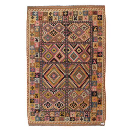 Wool Kelim rug Chobi 209x317 handwoven Afghan Kilim rug