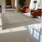 Kashan Iranian rug 279x405 handmade Persian carpet for living room