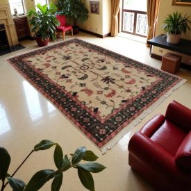 Iranian carpet Heriz 193x294 handmade persian carpet