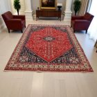 Persian rug Abadeh 195x297 handmade iranian carpet for living room