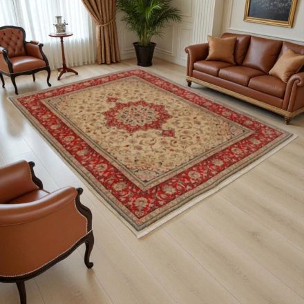 Iranian rug Yazd 199x255 handmade persian carpet for living room