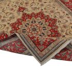 Iranian rug Yazd 199x255 handmade persian carpet for living room