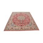 Iranian rug Yazd 195x249 handmade persian carpet for living room