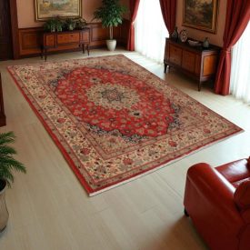  Iranian rug Yazd 194x244 handmade persian carpet for living room