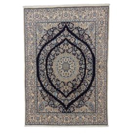 Iranian carpet Nain 142x203 handmade persian carpet
