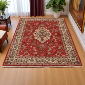 Iranian carpet Yazd 139x200 handmade persian carpet