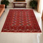 Iranian carpet Turkhmen 137x182 handmade persian carpet