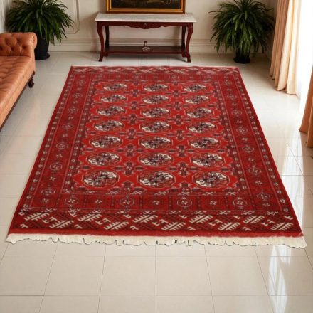 Iranian carpet Turkhmen 137x182 handmade persian carpet