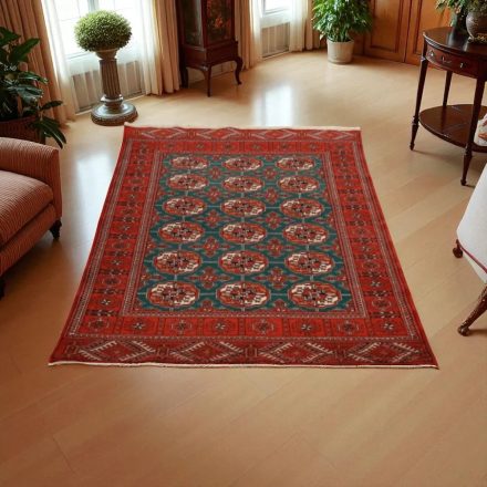 Iranian carpet Turkhmen 116x160 handmade persian carpet