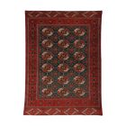 Iranian carpet Turkhmen 116x160 handmade persian carpet