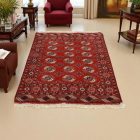 Iranian carpet Turkhmen 117x157 handmade persian carpet