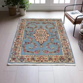 Iranian carpet Yazd 108x145 handmade persian carpet