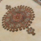 Large carpet Moud 246x248 handmade iranian carpet for Living room