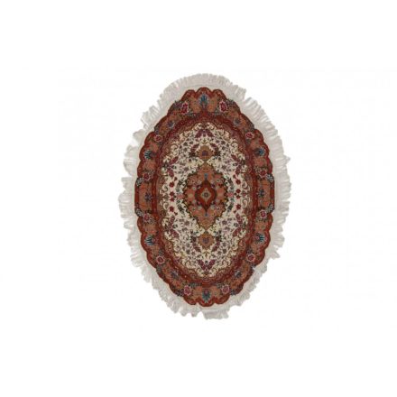 Round Carpet Tabrizi 97x152 Persian handmade carpet