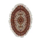 Round Carpet Tabrizi 97x152 Persian handmade carpet