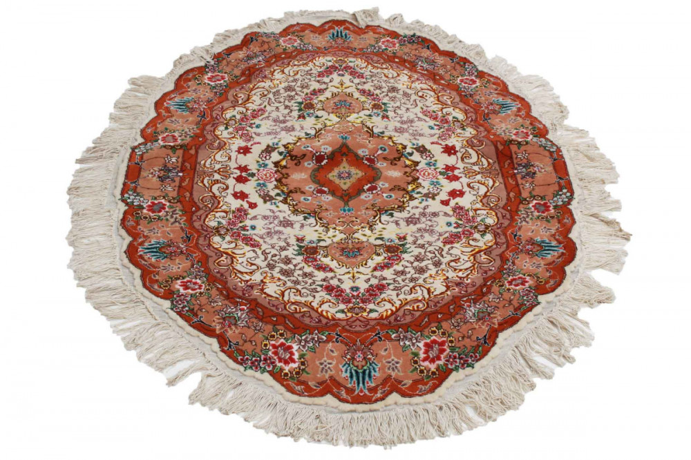 Persian Handmade Carpets Carpet, Round Persian Wool Rug