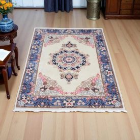 Iranian rug Yazd 100x147 handmade persian carpet