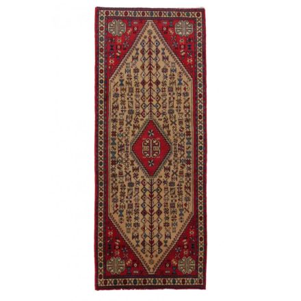 Iranian carpet Abadeh 74x187 handmade persian carpet