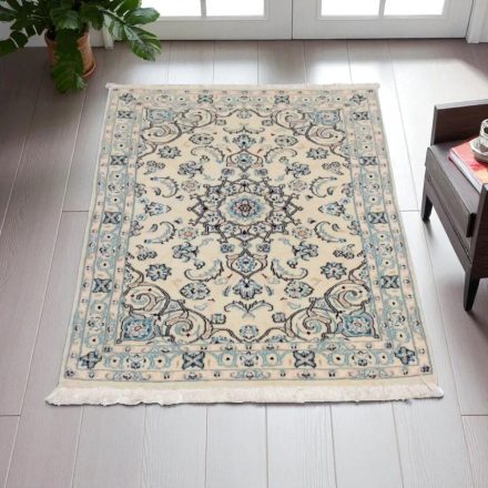 Iranian carpet Nain 73x118 handmade persian carpet
