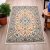 Iranian carpet Yazd 71x118 handmade persian carpet