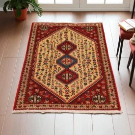 Iranian carpet Abadeh 74x123 handmade persian carpet