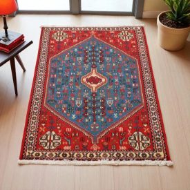 Iranian carpet Abadeh 74x123 handmade persian carpet
