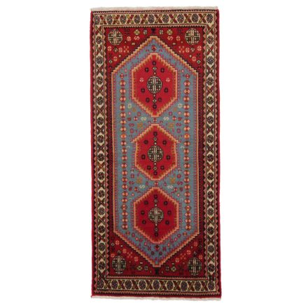Iranian carpet Abadeh 64x143 handmade persian carpet