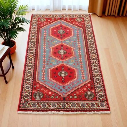 Iranian carpet Abadeh 64x143 handmade persian carpet