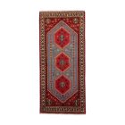 Iranian carpet Abadeh 64x143 handmade persian carpet