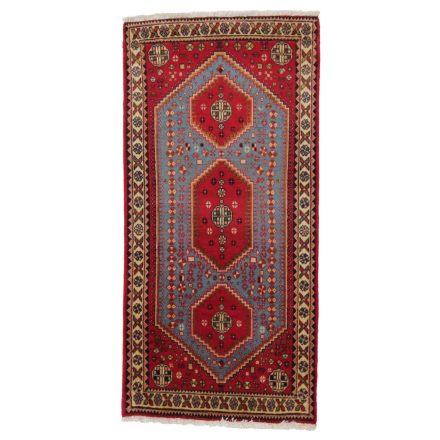 Iranian carpet Abadeh 67x138 handmade persian carpet