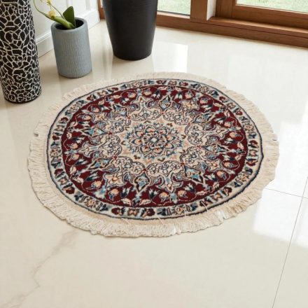 Round Carpet Nain 73x74 Persian handmade carpet