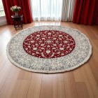 Round Carpet Nain 192x208 Persian handmade carpet