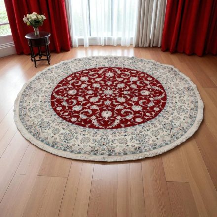Round Carpet Nain 192x208 Persian handmade carpet