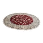 Round Carpet Nain 192x208 Persian handmade carpet