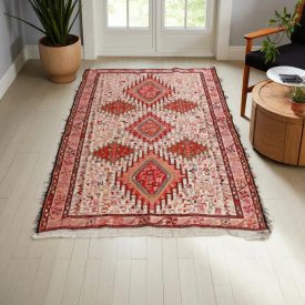 Kilim carpet 102x184 hand woven iranian carpet for Living room or Bedroom