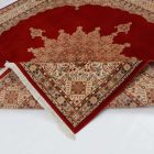 Large rug Moud 246x248 handmade iranian carpet for Living room