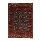 Iranian carpet Turkmen 114x156 handmade persian carpet