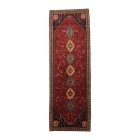 Persian runner carpet Abadeh 101x298 handmade iranian rug for hallway