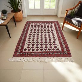 Kilim carpet 135x199 hand woven iranian carpet for Living room or Bedroom