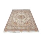 Iranian carpet Tabrizi 145x206 handmade persian carpet