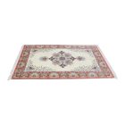 Silk carpet Persian Ghom 129x199 handcrafted oriental rug