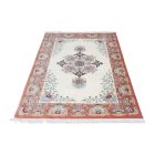 Silk carpet Persian Ghom 129x199 handcrafted oriental rug