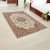 Acrylic rug with Kerman pattern - beige 140x200