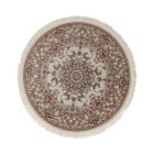 Round Carpet cream Medalion 100x100 Exclusive acrylic Persian rug