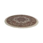 Round Carpet cream Medalion 100x100 Exclusive acrylic Persian rug