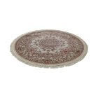 Round Carpet cream Medalion 100x100 Exclusive acrylic Persian rug