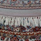 Round Carpet cream Medalion 100x100 Exclusive acrylic Persian rug