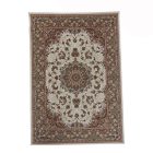 Persian carpet cream MEDALION 160x230 exclusive living room rug of acrylic