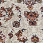 Persian rug beige MEDALION 200x300 luxury living room carpet in acrylic