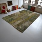 Design carpet green Vintage 164x245 living room carpet